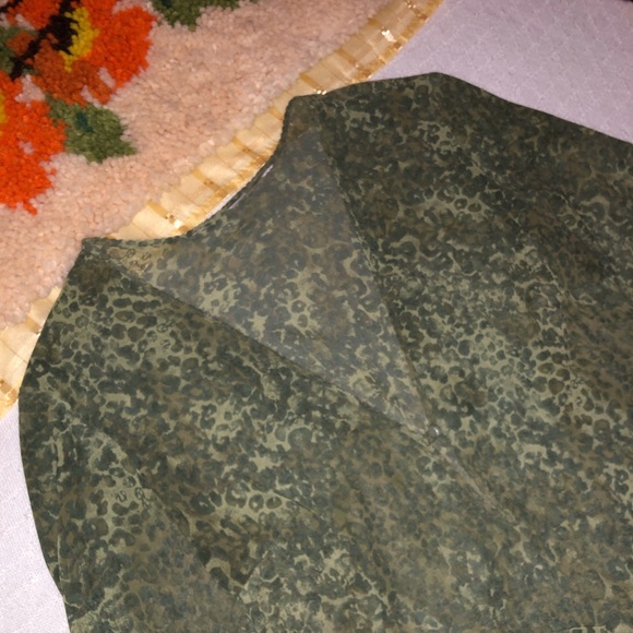 Slamming 90s/Y2K baddie sheer blouse - Picture 3 of 4